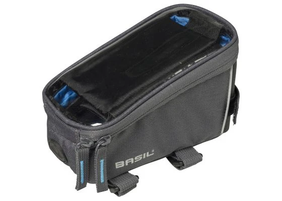 Basil Runkolaukku - Frame Bag 1L Graphite - Image 2