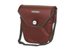 Ortlieb Sivulaukku Velo-Shopper - 18L Tummanpunainen