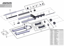 SR Suntour Kiinnityspultti Sekä Kiinnitysmutteri -FKA054