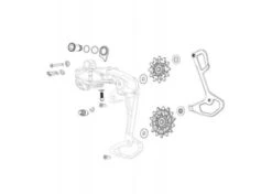 Sram Takavaihtajan 12 Vaihteinen GX Eagle Korjaussarja